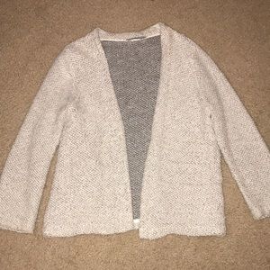 H&M gray sweater blazer